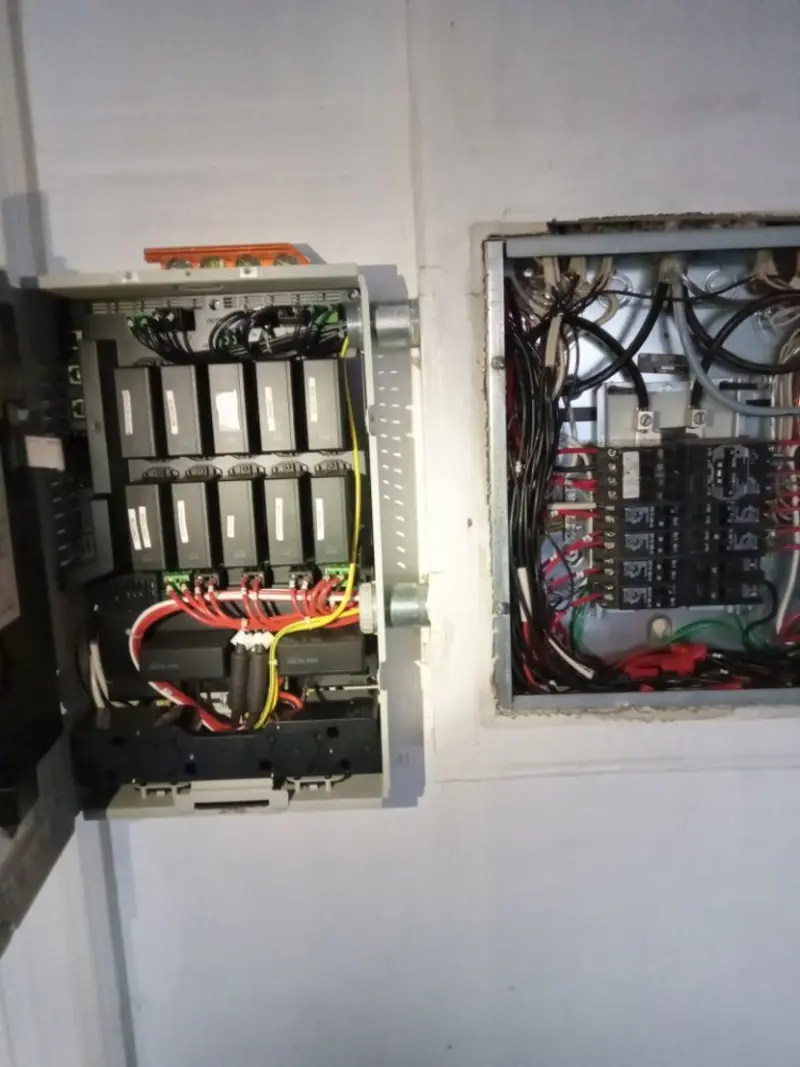 Electrical panel upgrade completed for Indoor Lighting Installation in Trinity